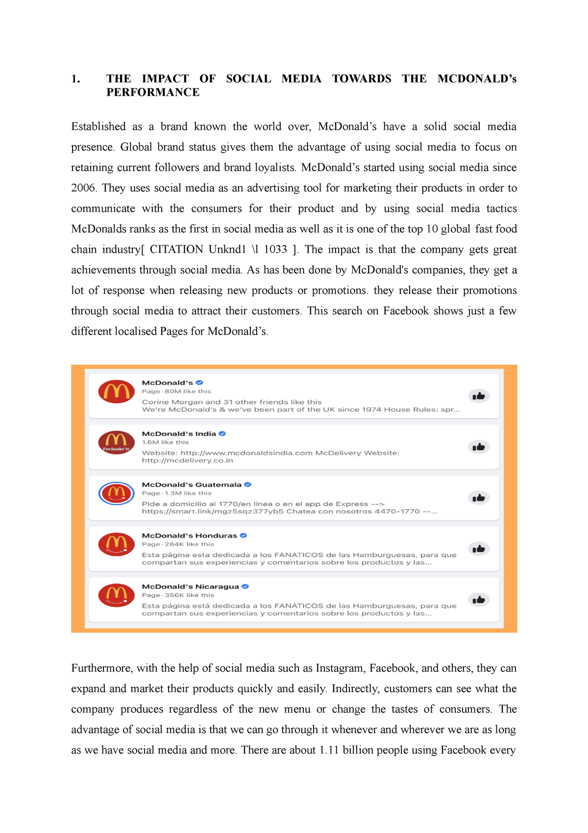 case study of mcdonald's social media marketing