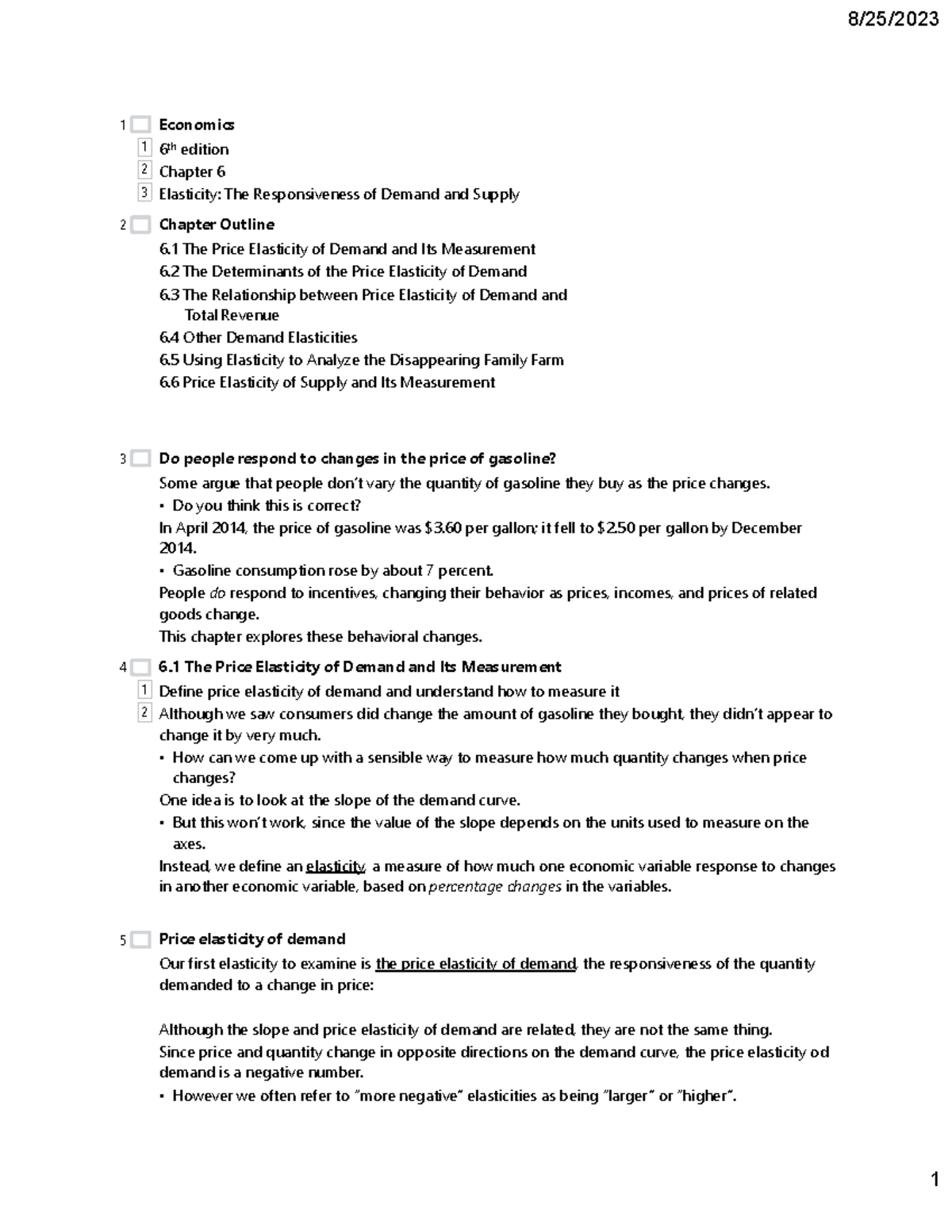 ECONOMICS 11TH CHAPTER 6 EXERCISE visual data 8