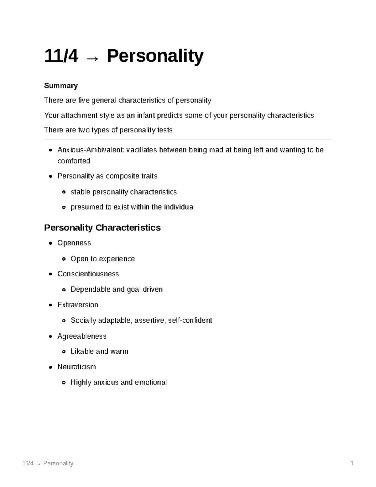 11-4-personality-11-4-personality-summary-there-are-five-general-characteristics-of