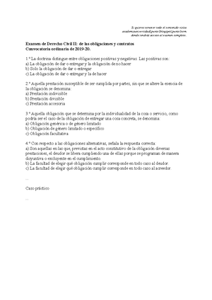 Derecho Civil II Obligaciones - DERECHO CIVIL II. Obligaciones Y ...