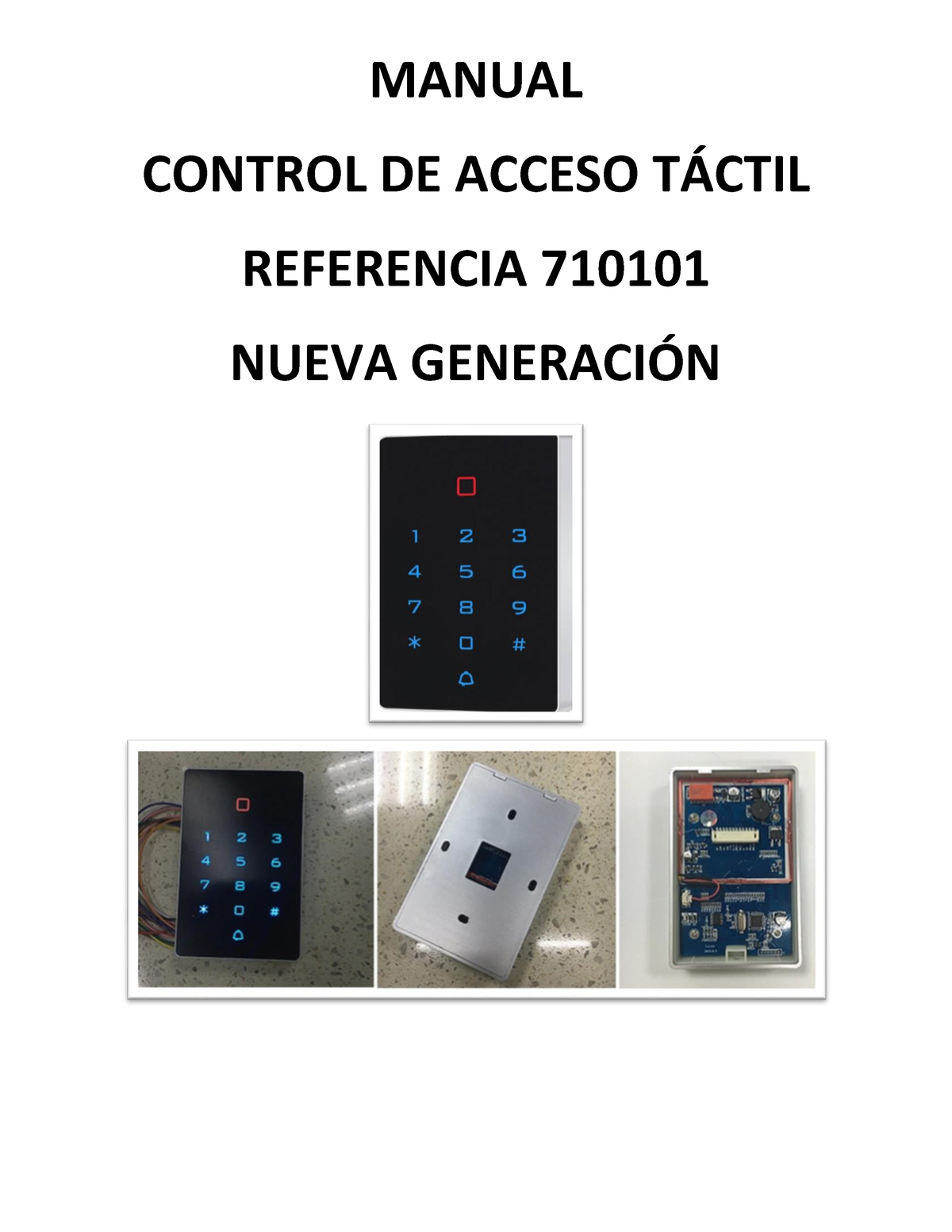 Control de acceso 710101 