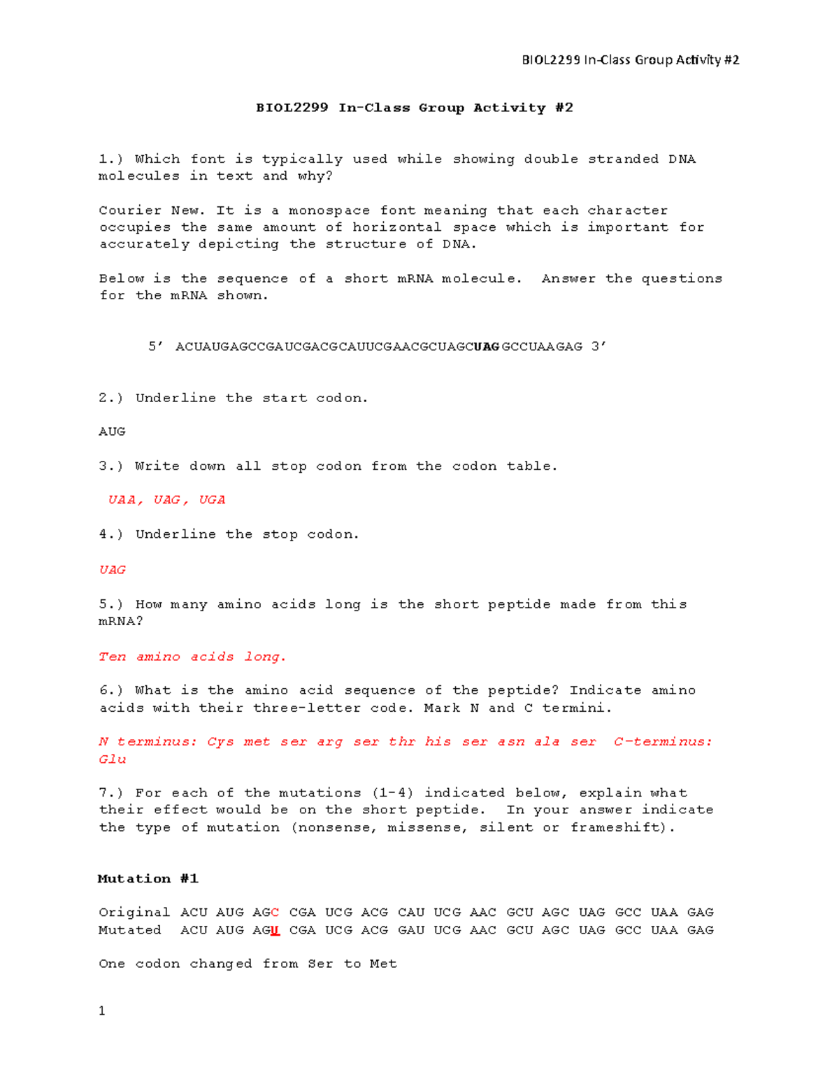 In-Class Exercise #2 Questions S23 updated - BIOL2299 In-Class Group ...