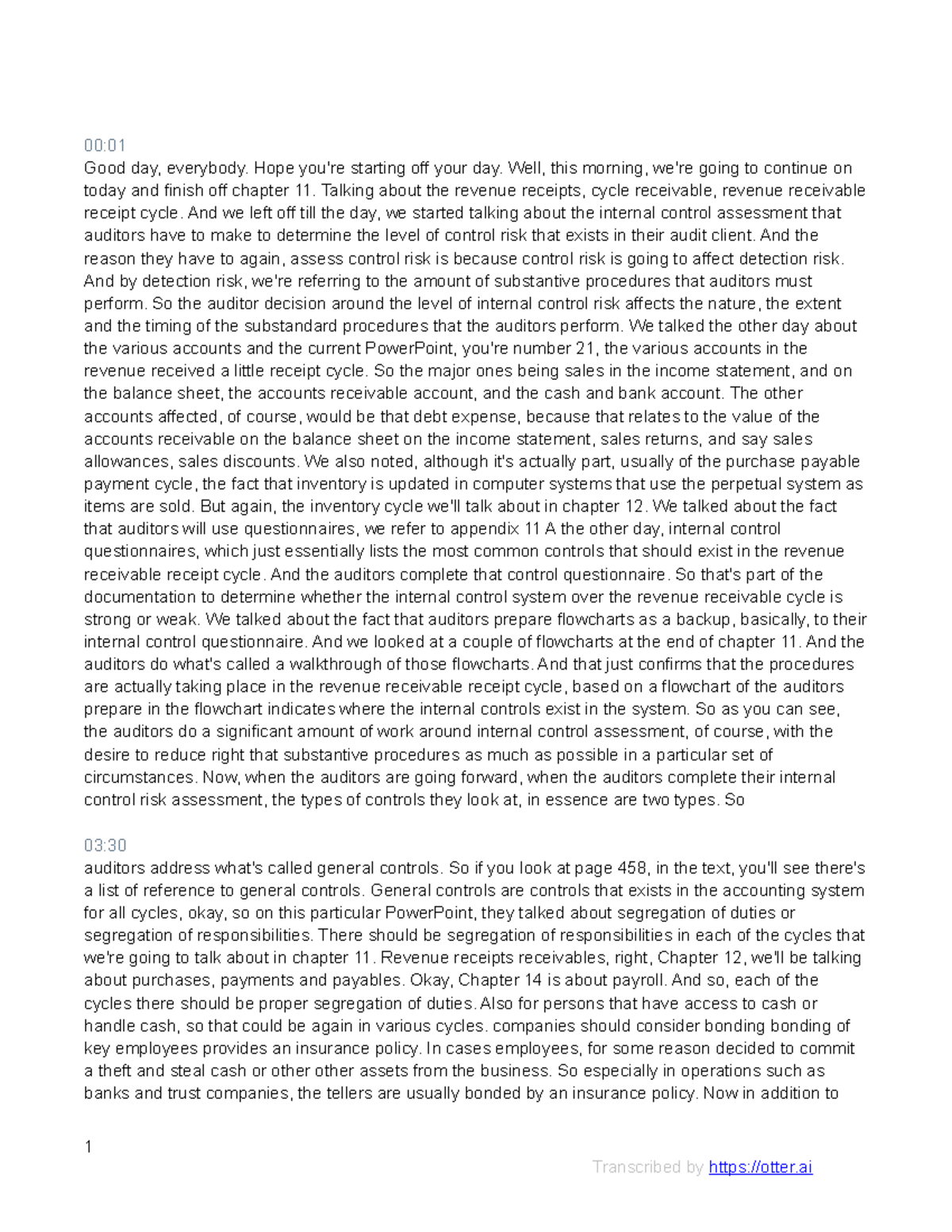 BbCollaborateCourse8620recording 10 otter 00 Good day, everybody