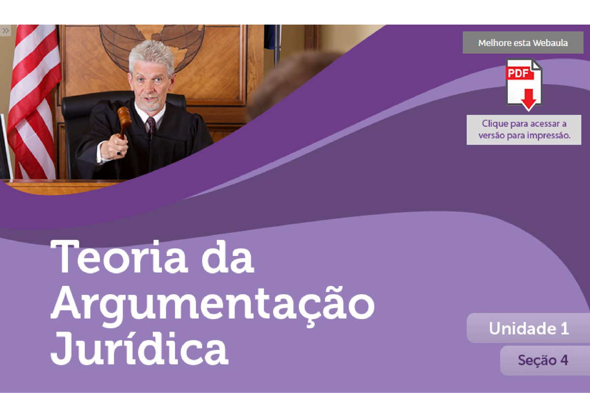 Teoria Da Argumentação Juridica 1 - Teoria Da Argumentação Jurídica ...