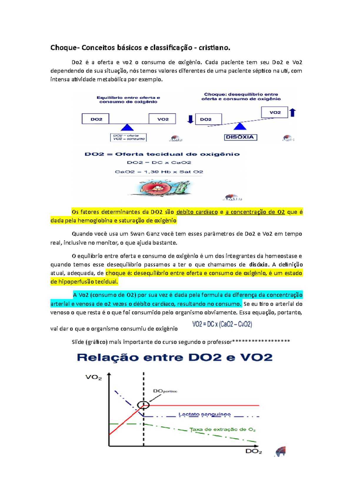 Choque hipovolêmico - Choque- Conceitos básicos e classificação ...