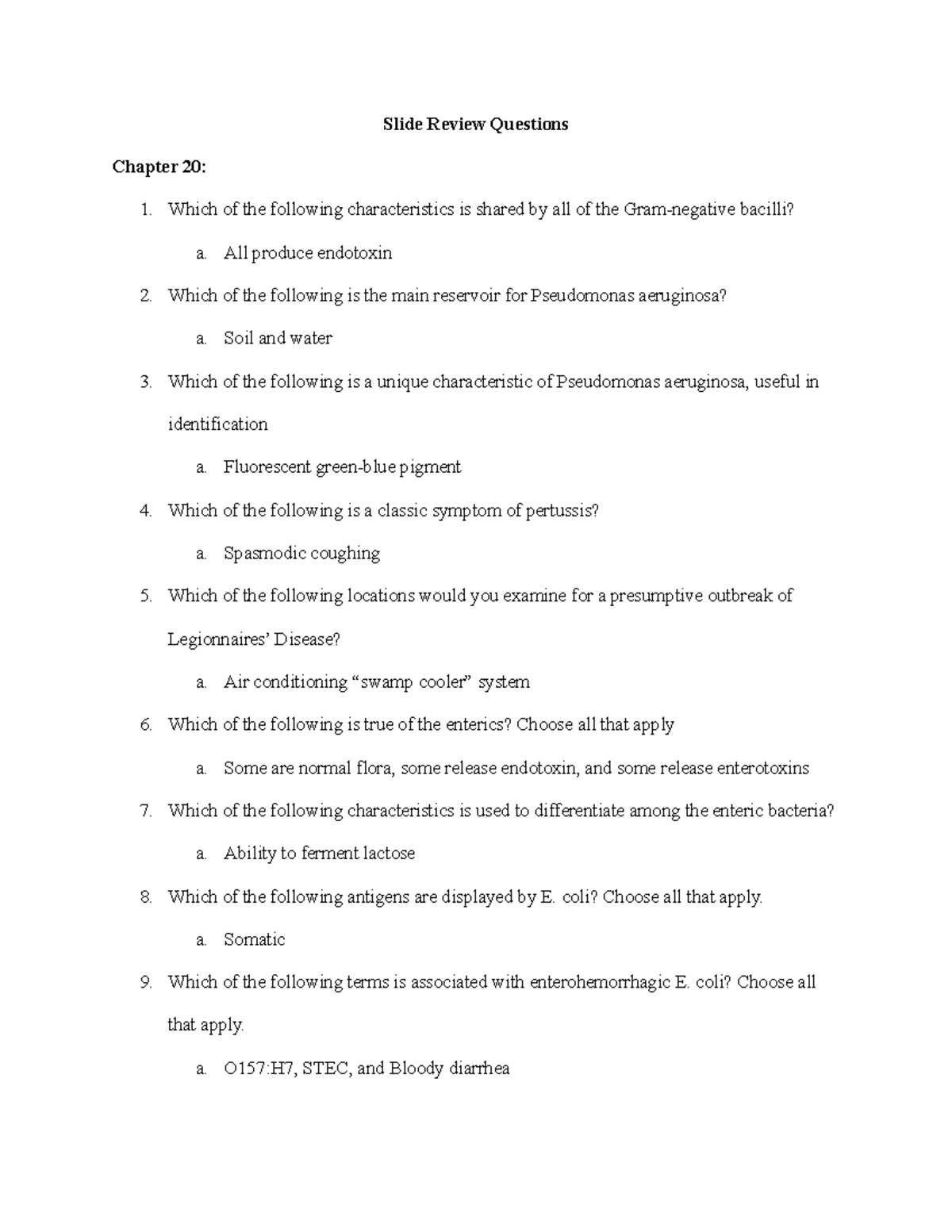 microbiology-251-chapters-1-6-20-12-slide-review-questions-chapter-20