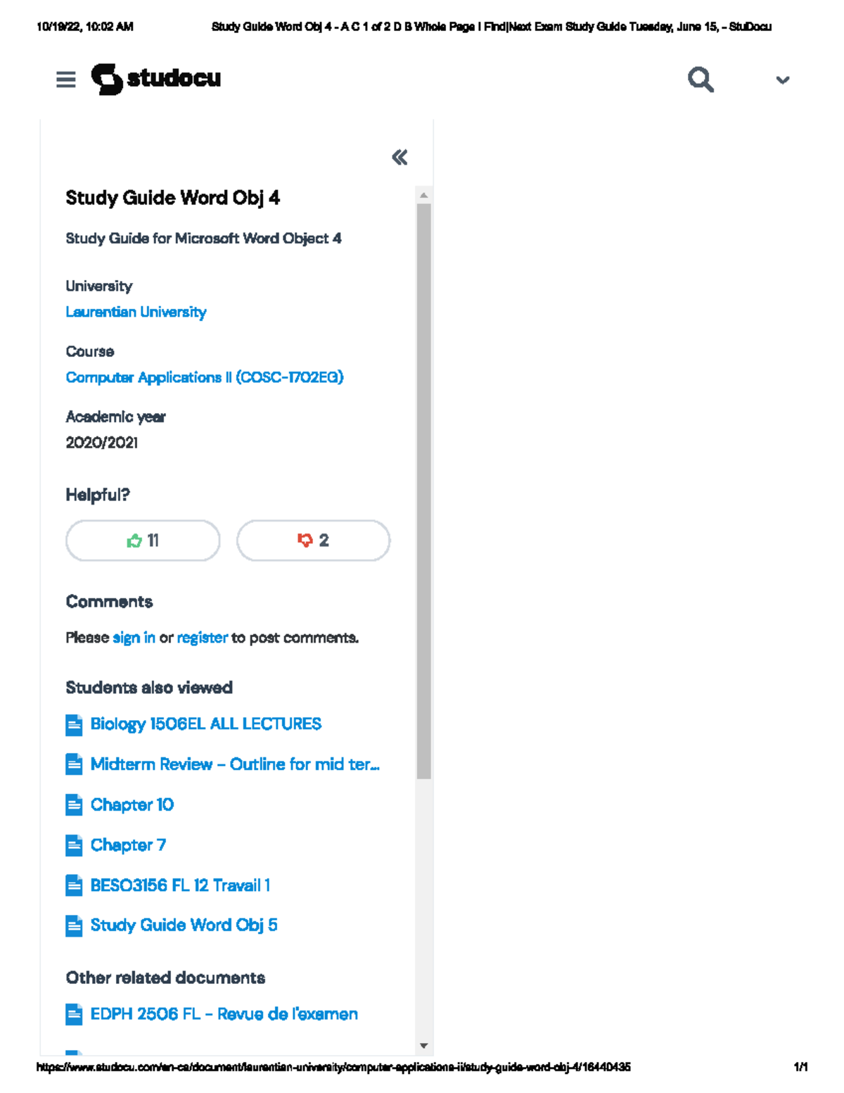 WORD - Study material - SUP1023 - Studocu