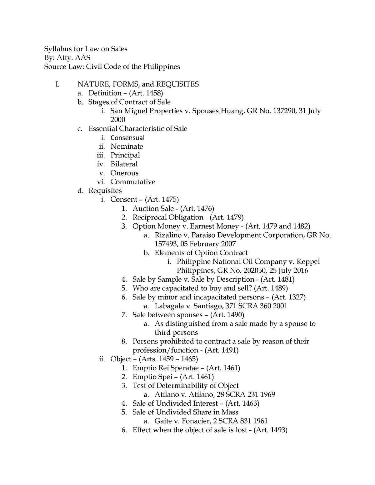 week-10-review-class-law1-syllabus-for-law-on-sales-by-atty-aas