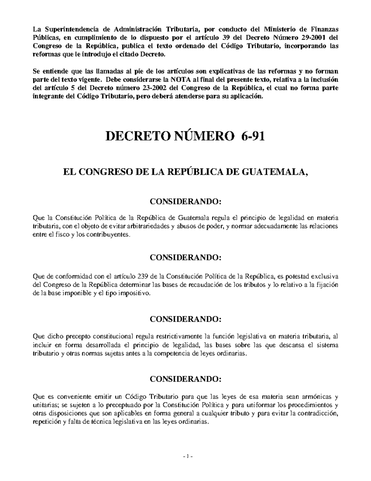 Codigo tributario - La Superintendencia de Administración Tributaria ...