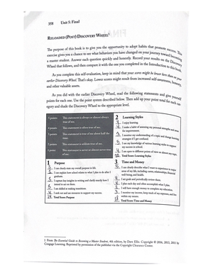 Chapter 7 flipped assignment - PEAW 1300 - Studocu