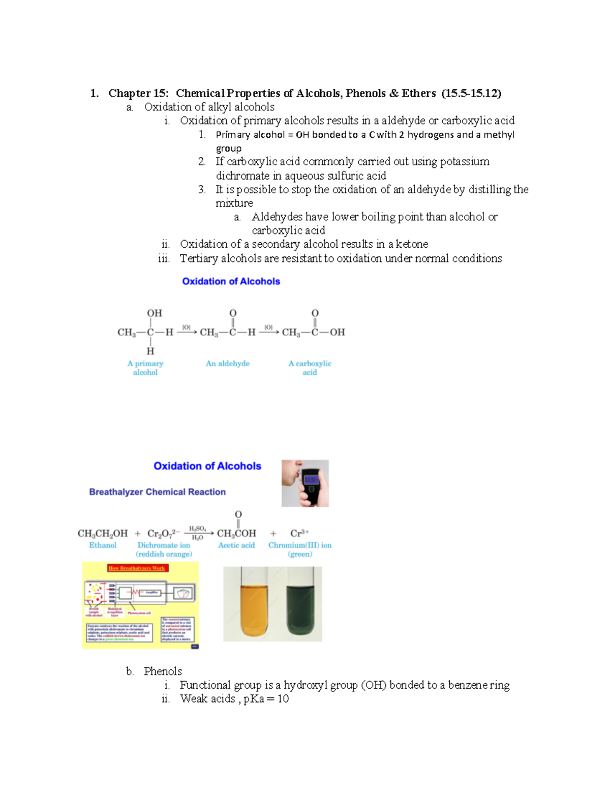 Exam 2 Chem 103 - Exam 2 Review topics - Chapter 15: Chemical ...