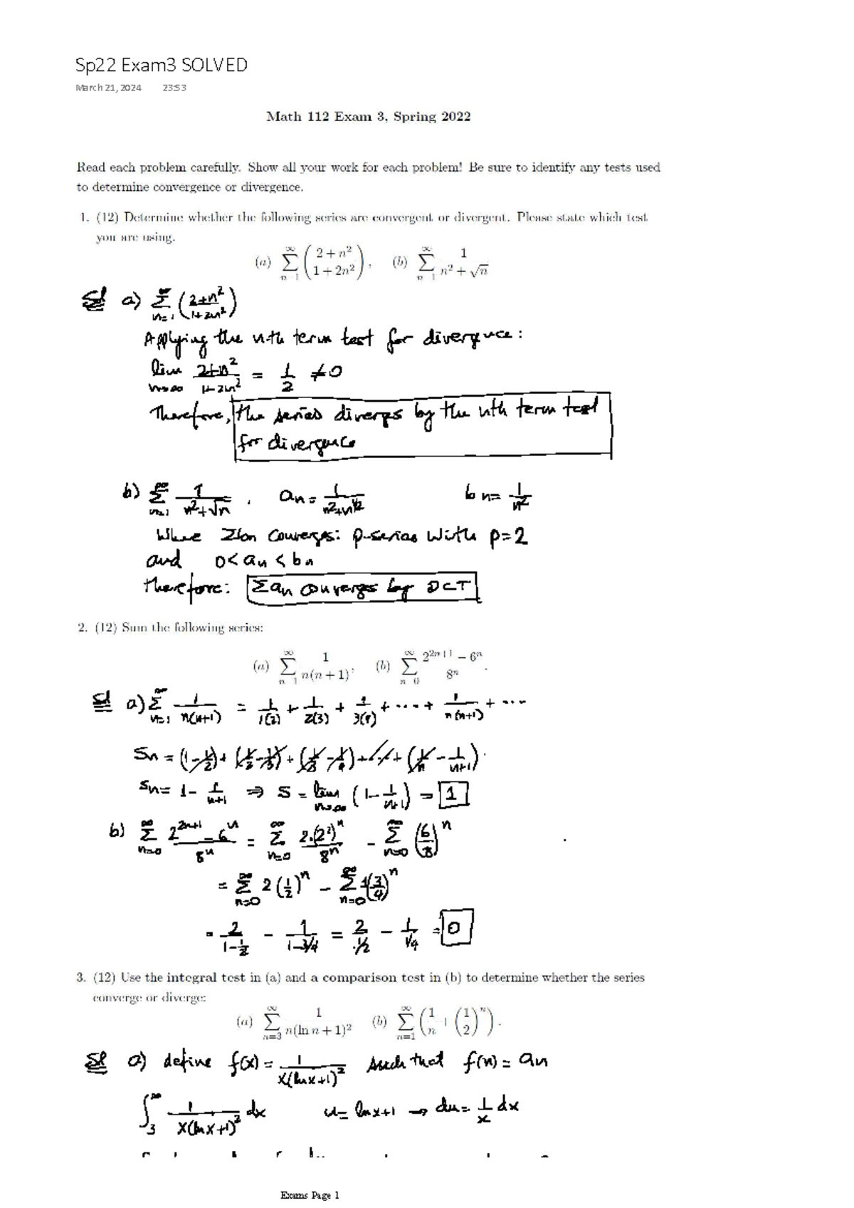 Njit Common Exams Math - epdfu8s