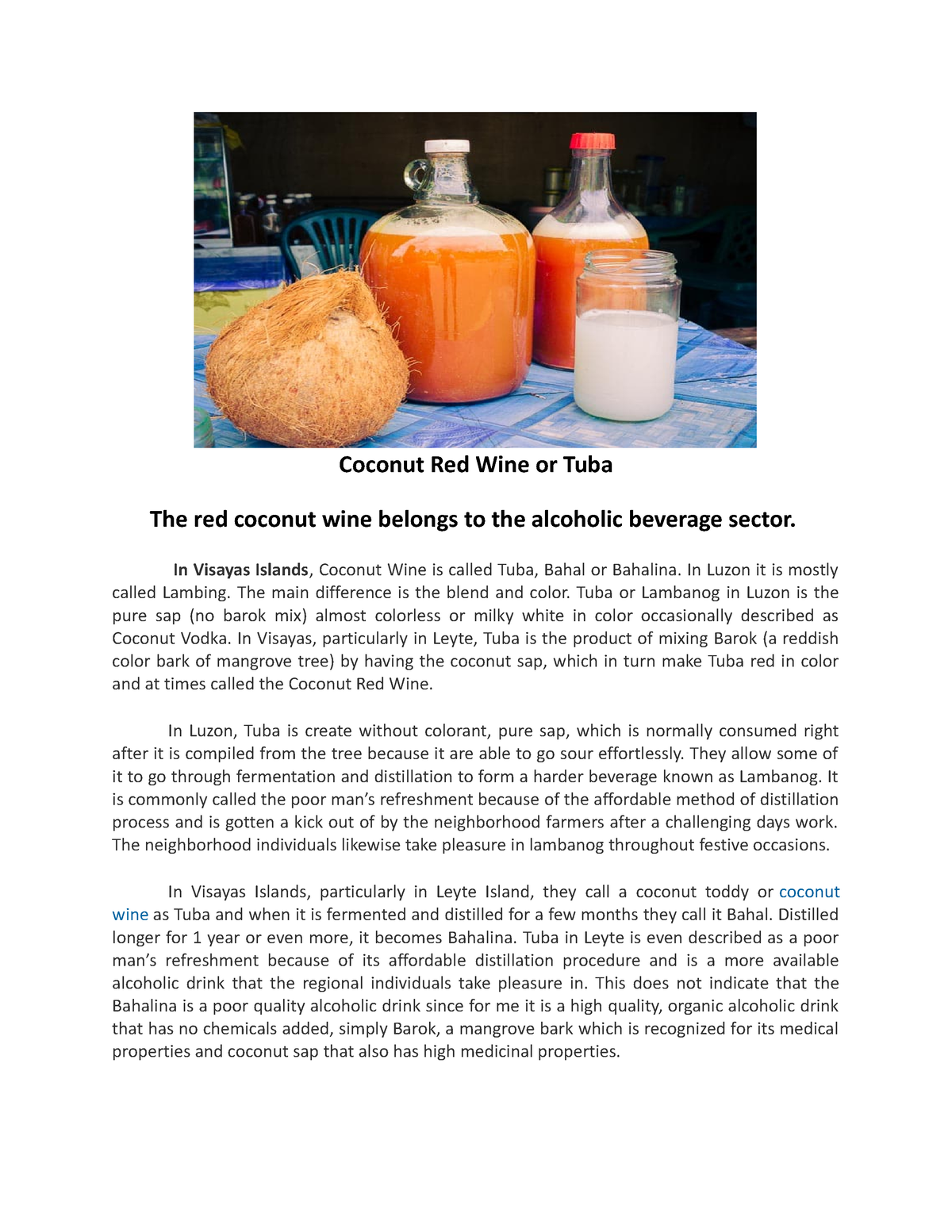 rice wine research paper