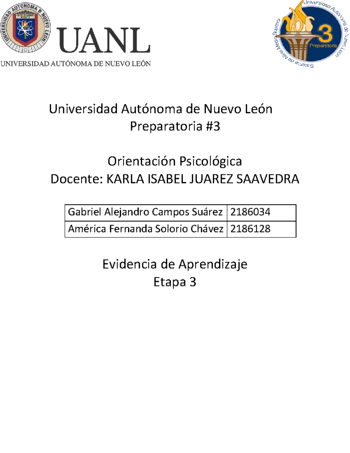 Equipo#1 EV3 OP - Evidencia 3 - Universidad Autónoma de Nuevo León ...