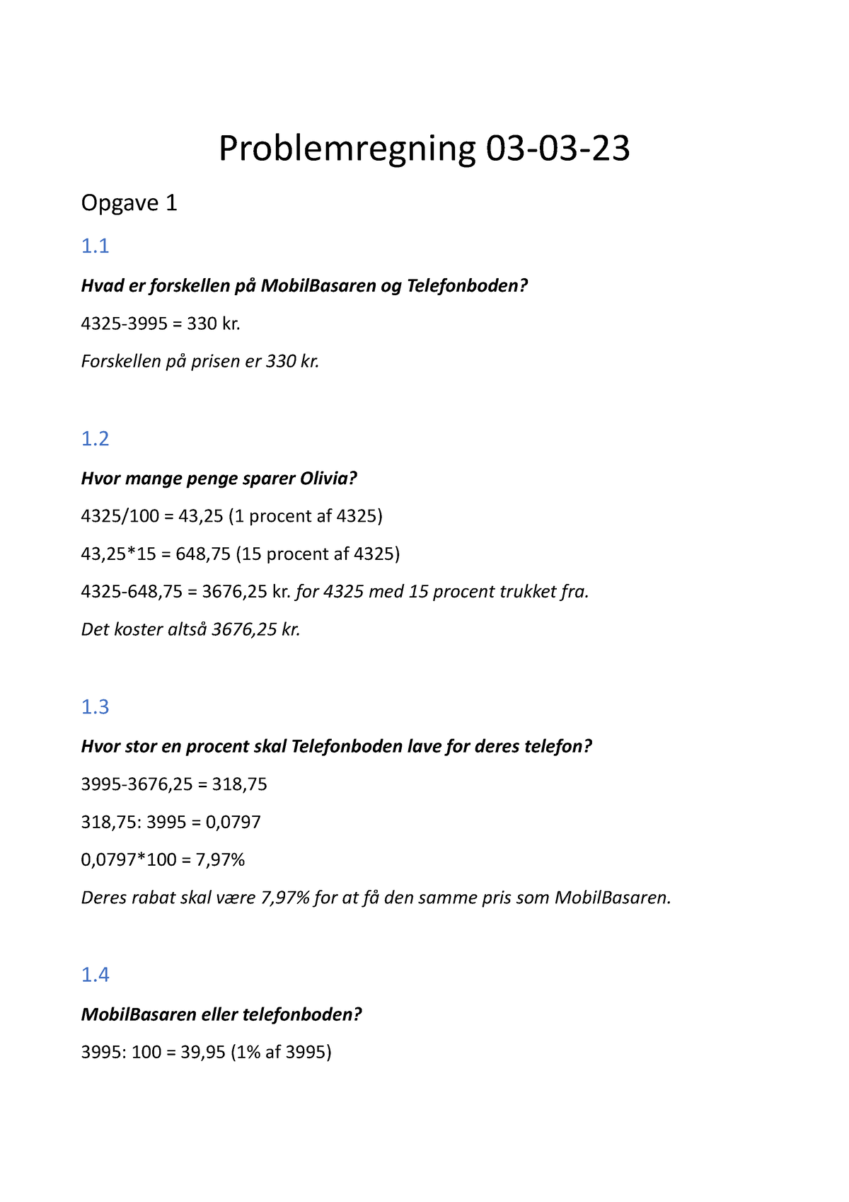 Problemregning Vigga - Jeg Fik 12 Så Intet At Være Bekymret Over ...