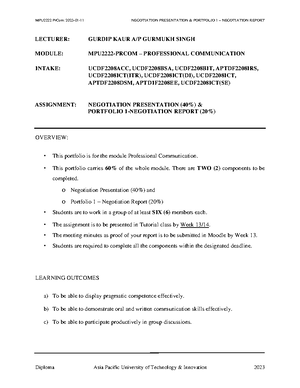 IDB Group Assignment PART 1 - GROUP ASSIGNMENT PART 1 CT042-3-1-IDB ...