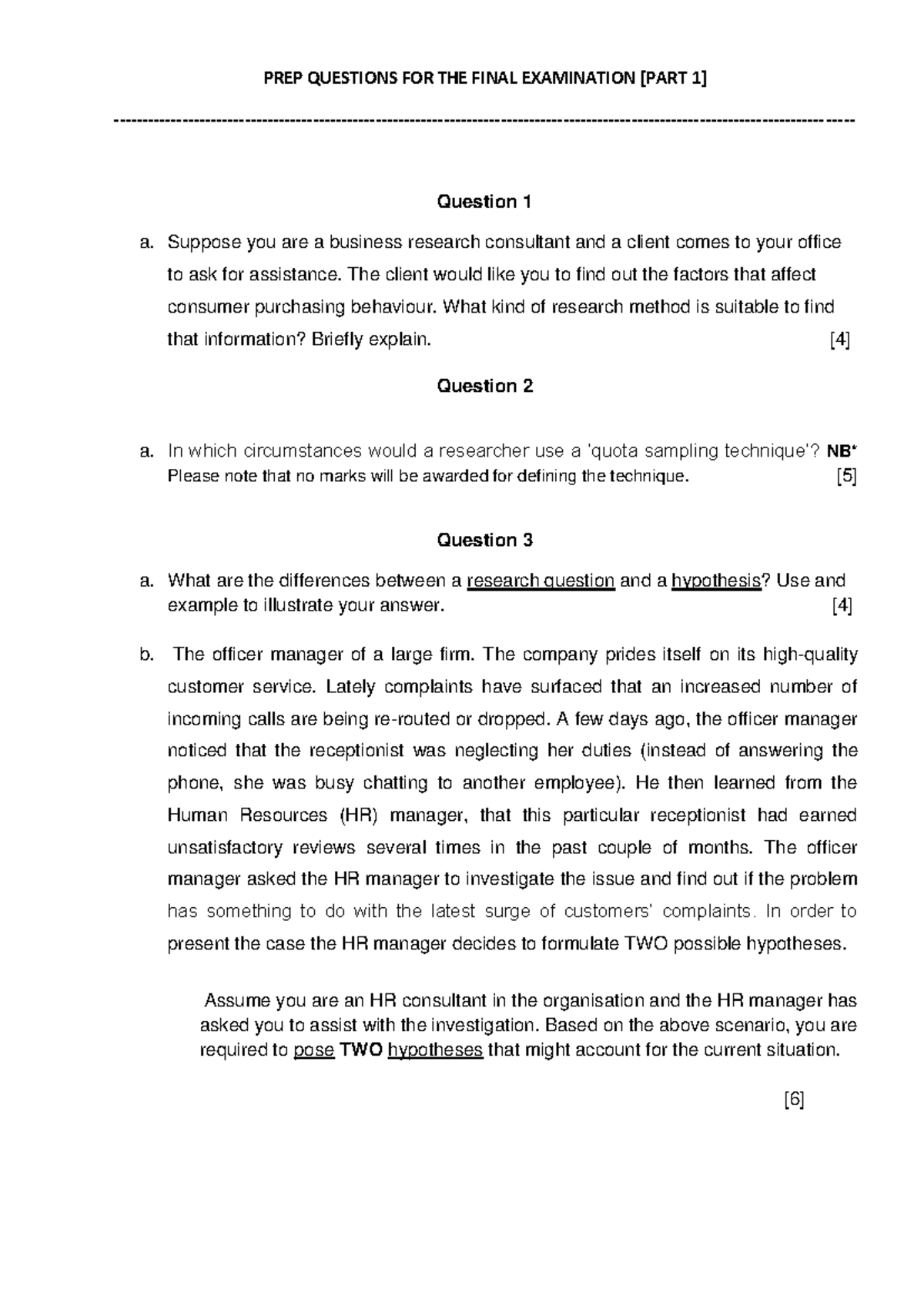 WEEK+14 PREP+ Questions+FOR+THE+ Final+ Examination +PART+1 - PREP ...