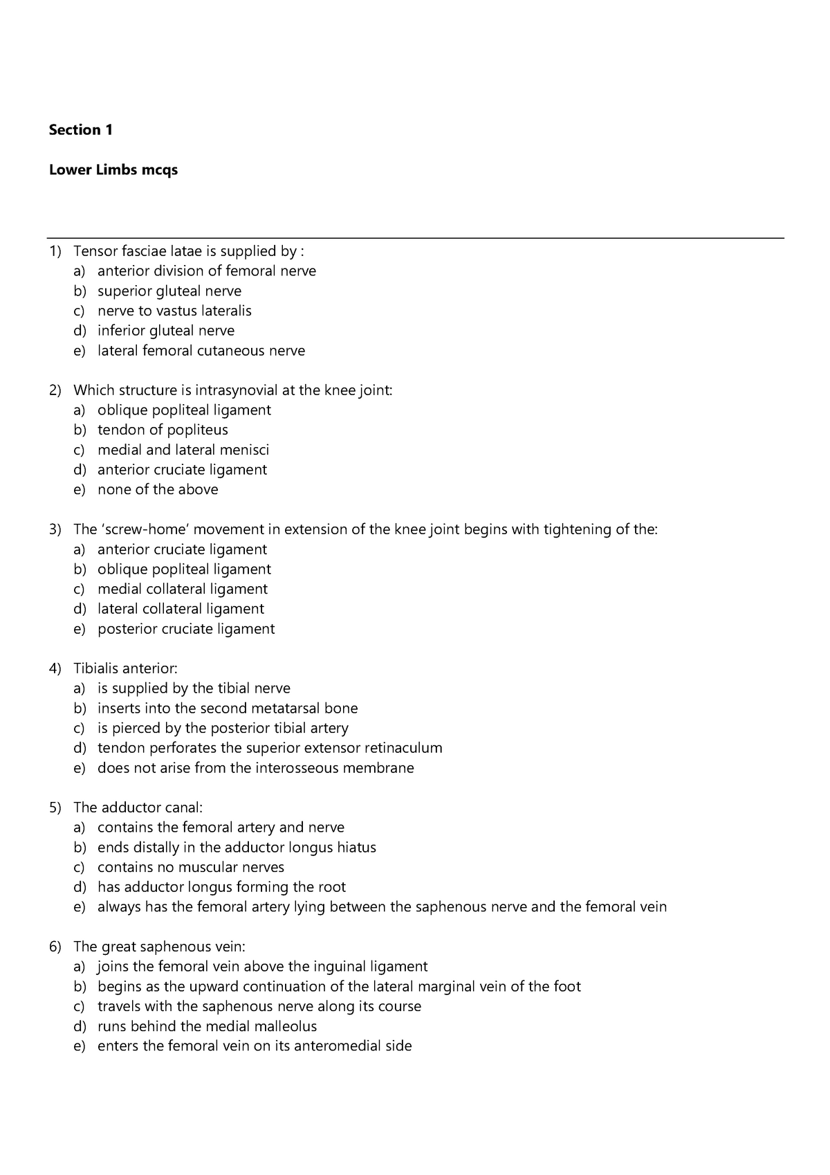 MCQS Study Tool