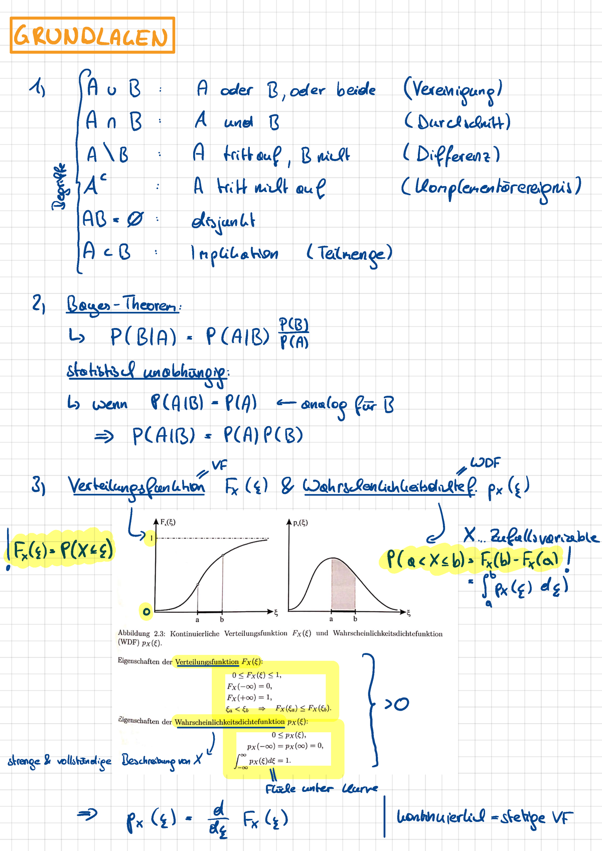 Theorie Kapitel 2-3 - GRUNDLAGEN Au B : A Oder B , Oder Beide ( Ve Re I ...