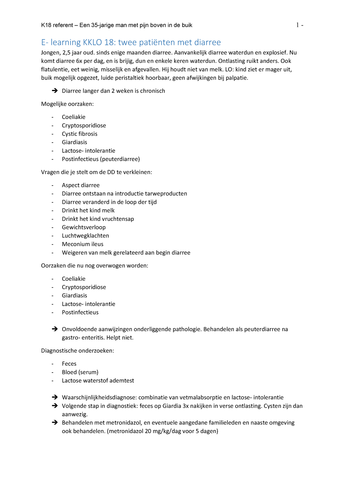 Kklo 18 Referent Kklo 18 Uitwerkingen Studeersnel