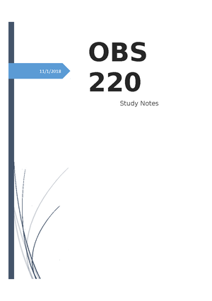 OBS 220 Summary - Chapter 2 Preparation - What to Do Before Negotiation ...
