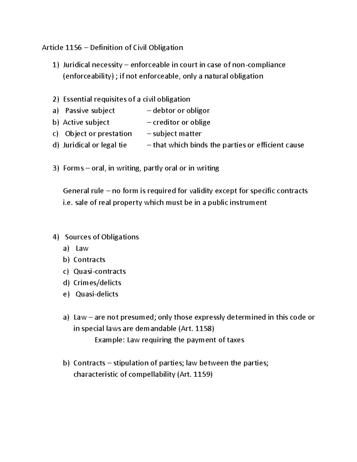 Chapter 1 General Provisions 1 Article 1156 Definition of Civil