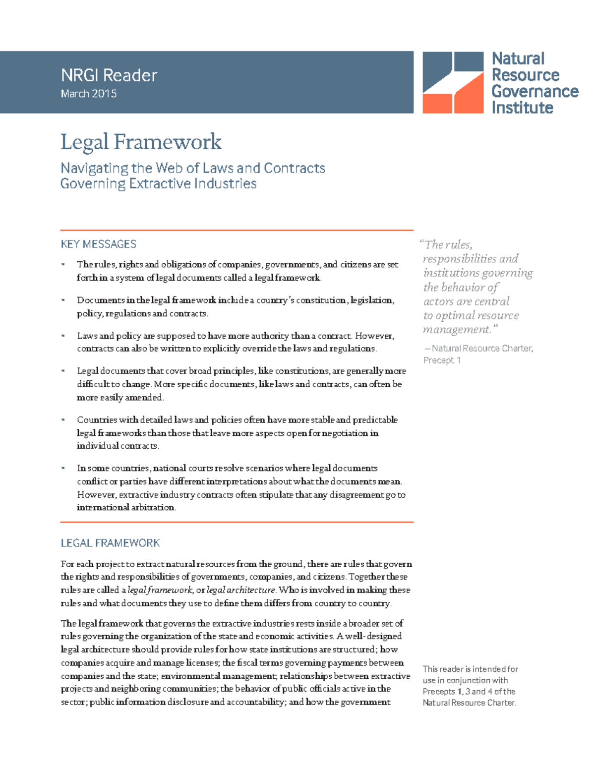 Nrgi Legal-Framework - Law referencen - Legal Framework Navigating the ...