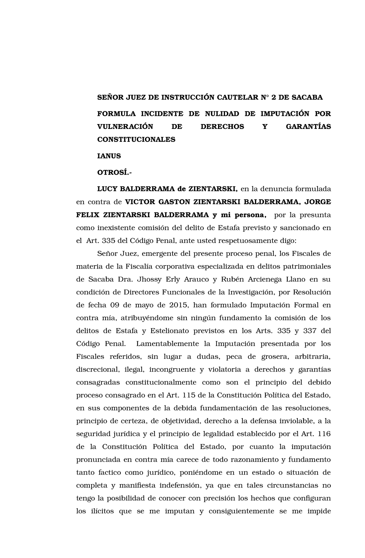 Modelo De Declaracion De Testigos En Materia Penal Material Colección 5068