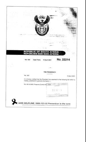 J088 - zCriminal law - Page 1 of 6 G.P. 01/02 (81/805259) REPUBLIC OF ...