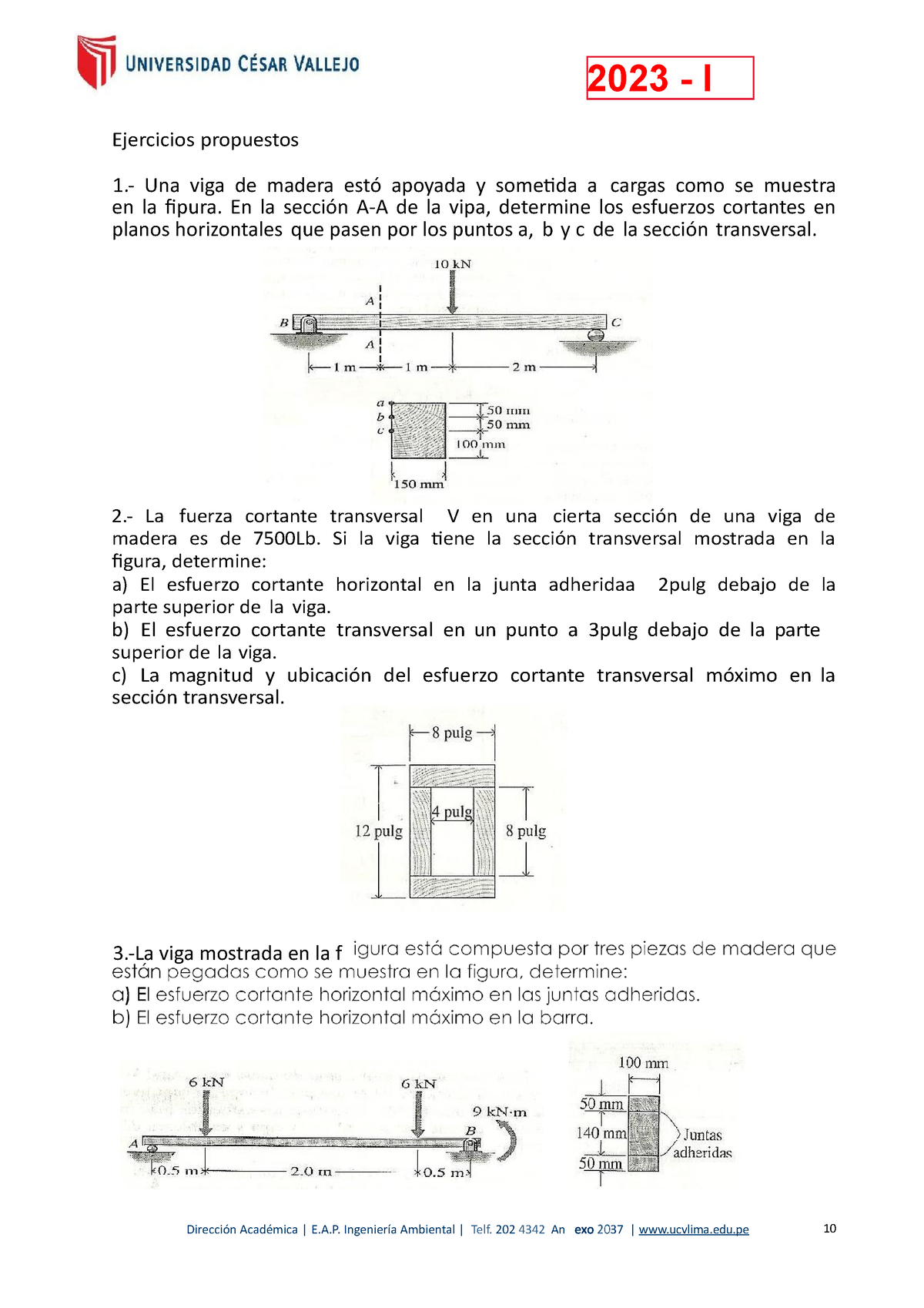 4.2.- Actividades DE Evaluación - Practica - 3.-La Viga Mostrada En La ...