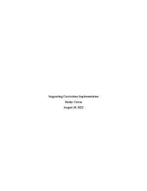 D 185 Task 2 - Task 2 - Designing Curriculum and Instruction II - D185 ...