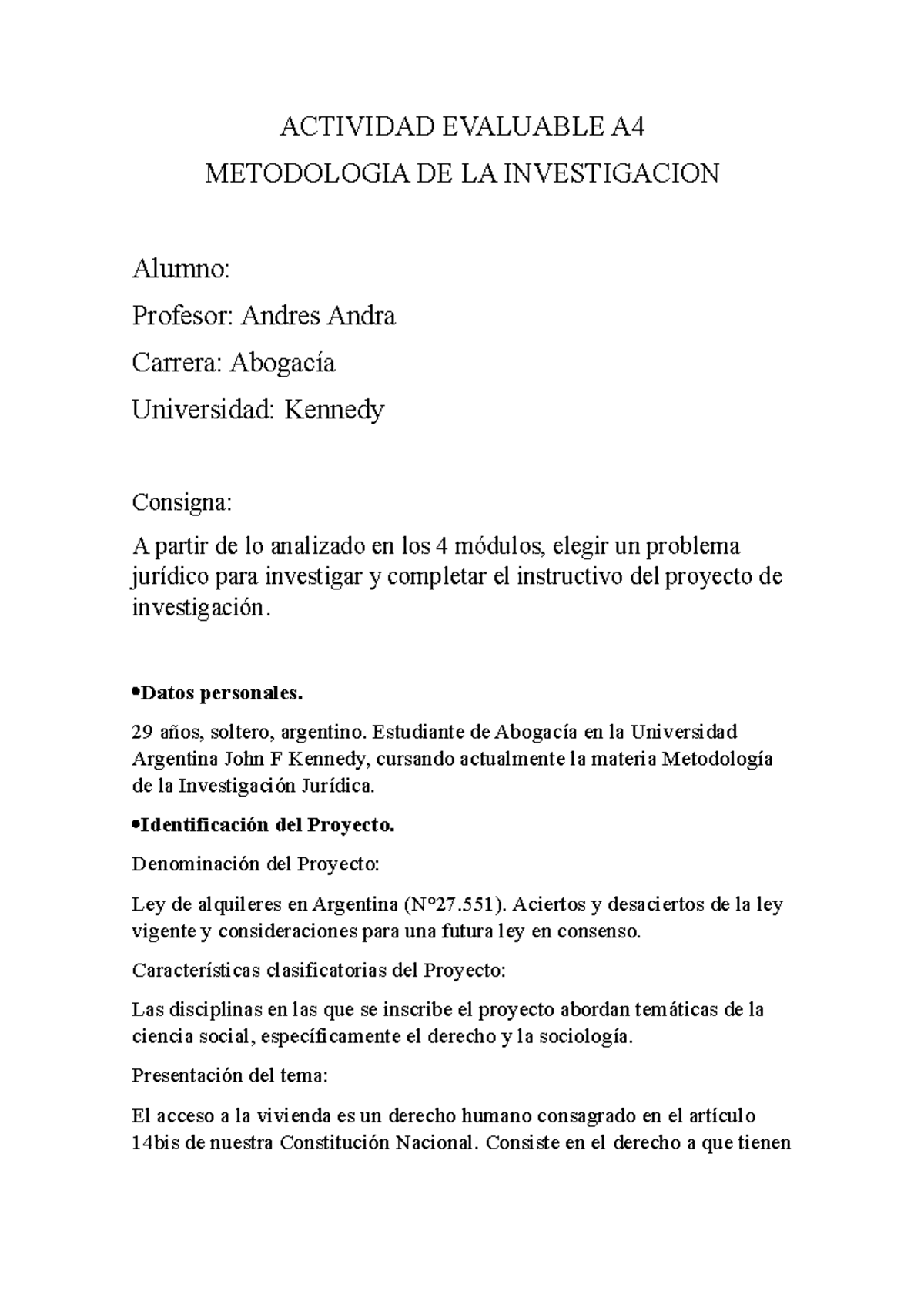 Actividad Evaluable A4 Metodologia De La Investigacion - ACTIVIDAD ...