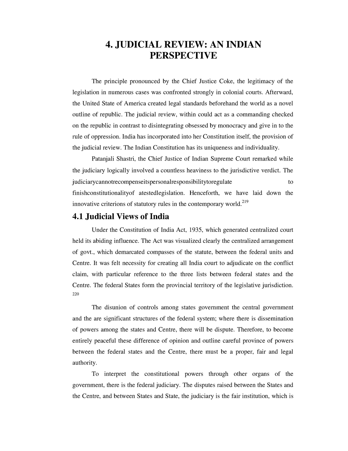 judicial system in india research paper