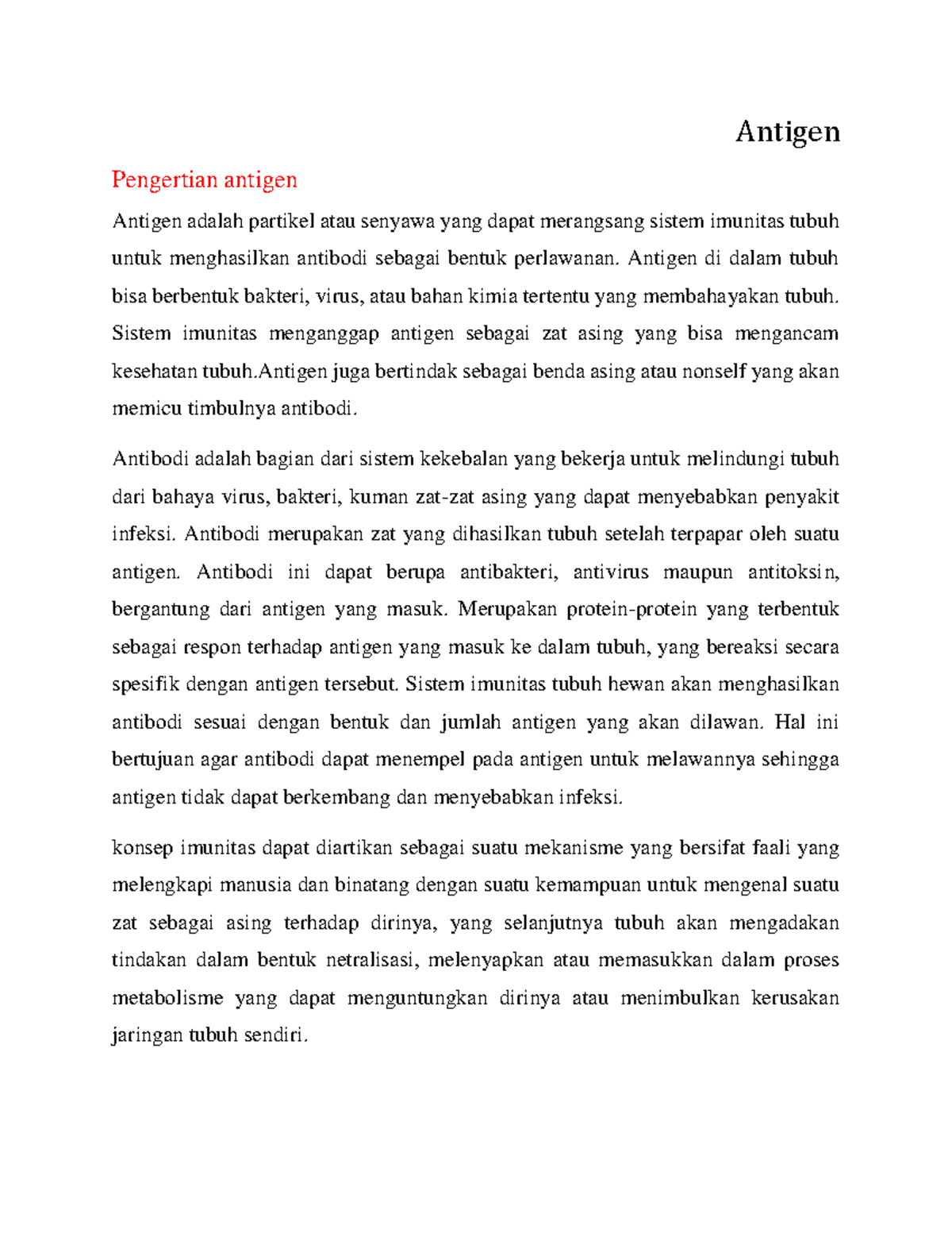 Antigen jenis, dan struktur. Antigen Pengertian antigen Antigen