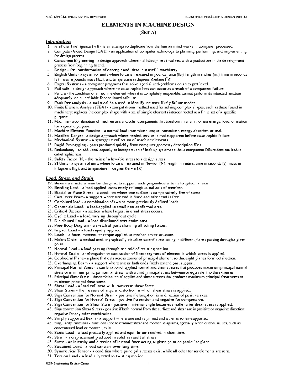Quiz-6-Reviewer 1-1 - mechanical - MECHANICAL ENGINEERING REVIEWER ...
