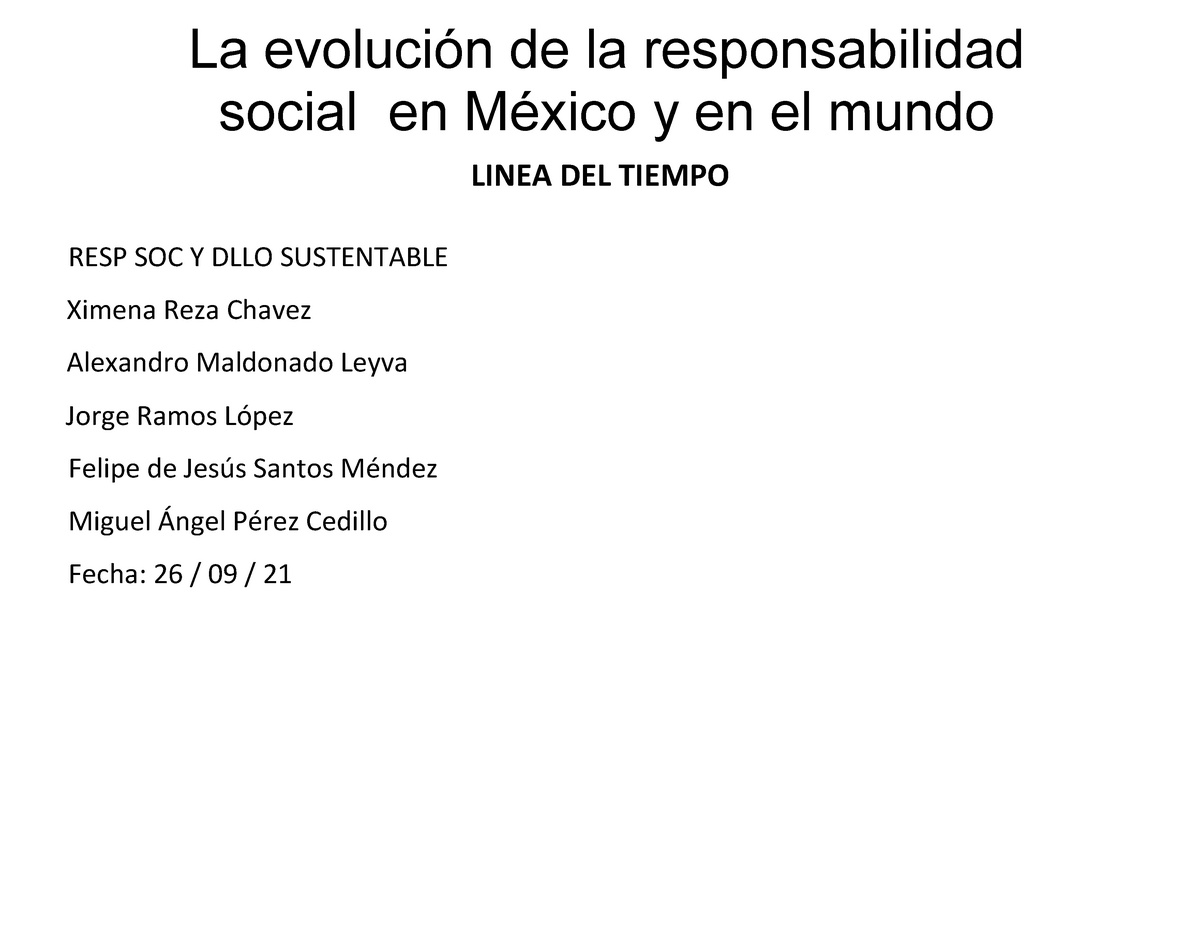 A#1 Xajfm Responsabilidad - La Evolución De La Responsabilidad Social ...