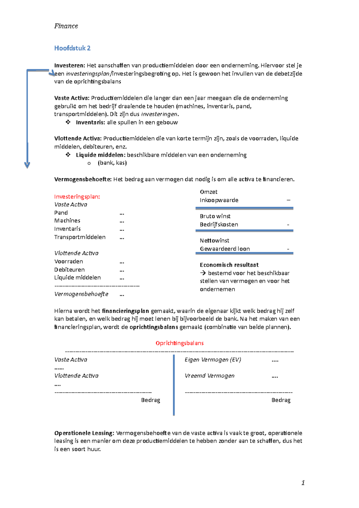 Financieel Management 4 Samenvatting - Hoofdstuk 2 Investeren: Het ...