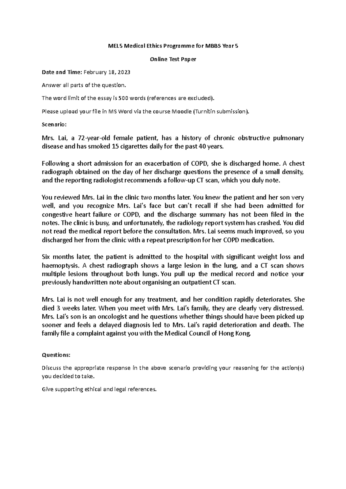 Test Question year 1 work phy001 UWE Studocu