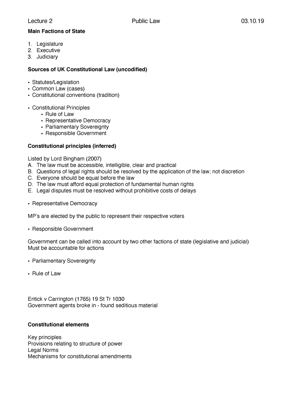 sources of the uk constitution essays