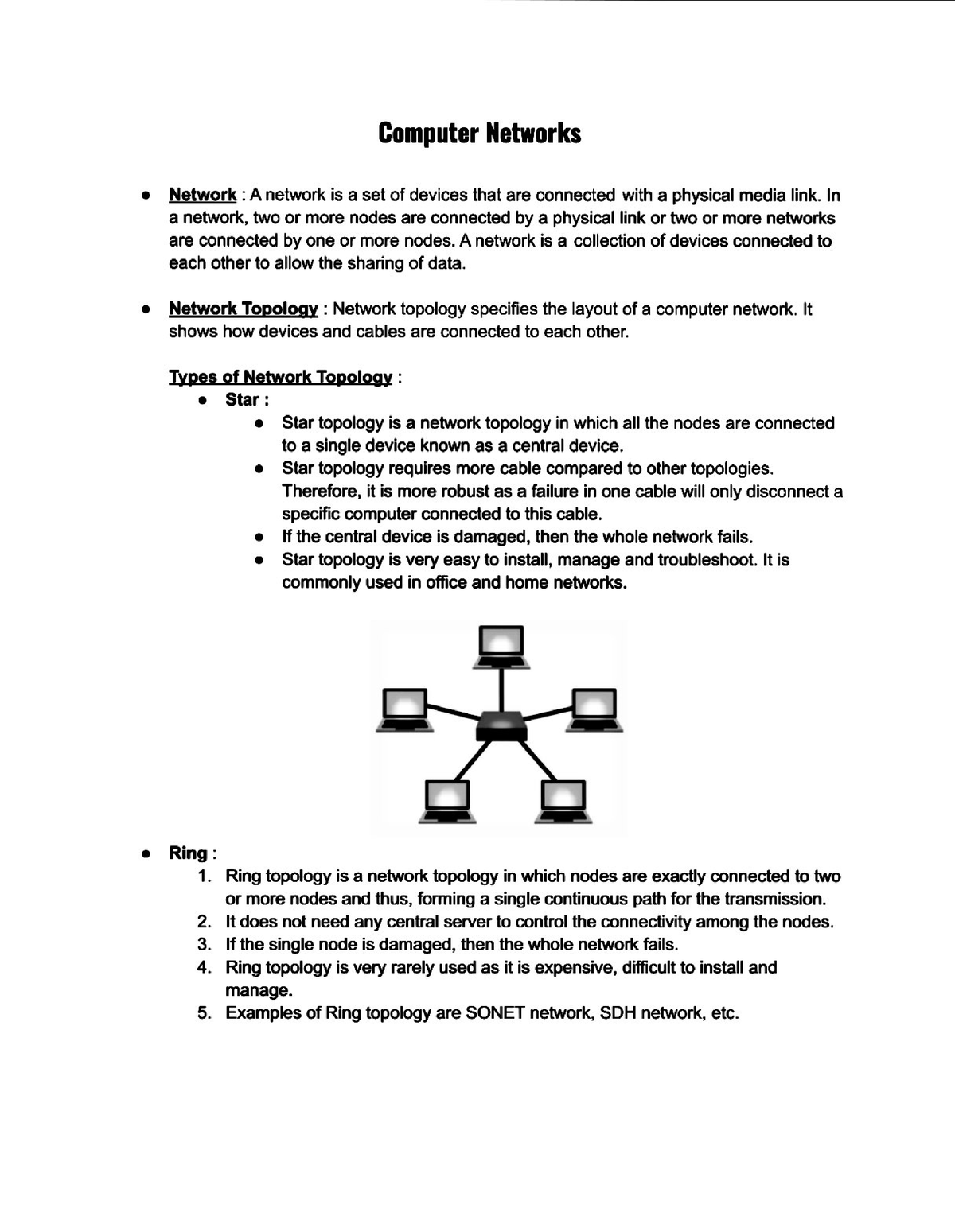 Computer Networking Notes for Tech Placements Engineering Studocu