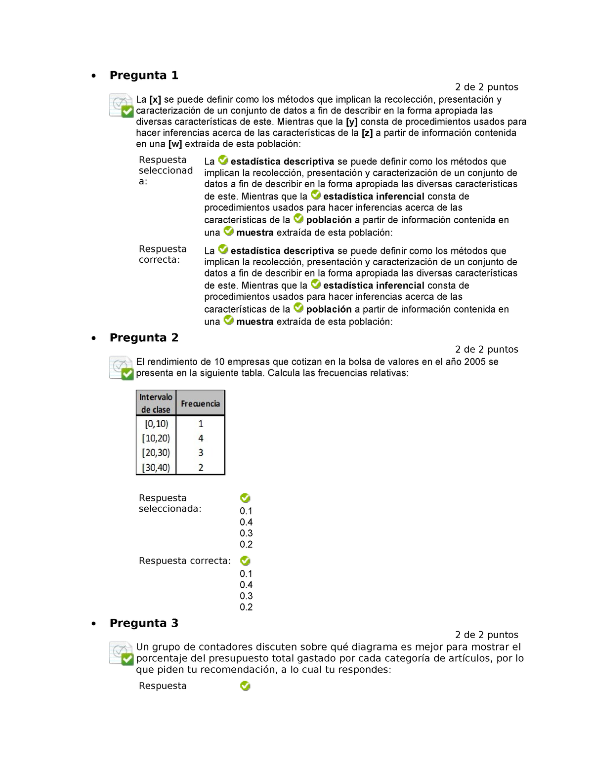 Actividad Automatizada 1 Probabilidad Y Estadistica - Pregunta 1 2 De 2 ...