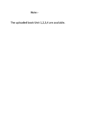 Bsc Computer Science Mu Studocu