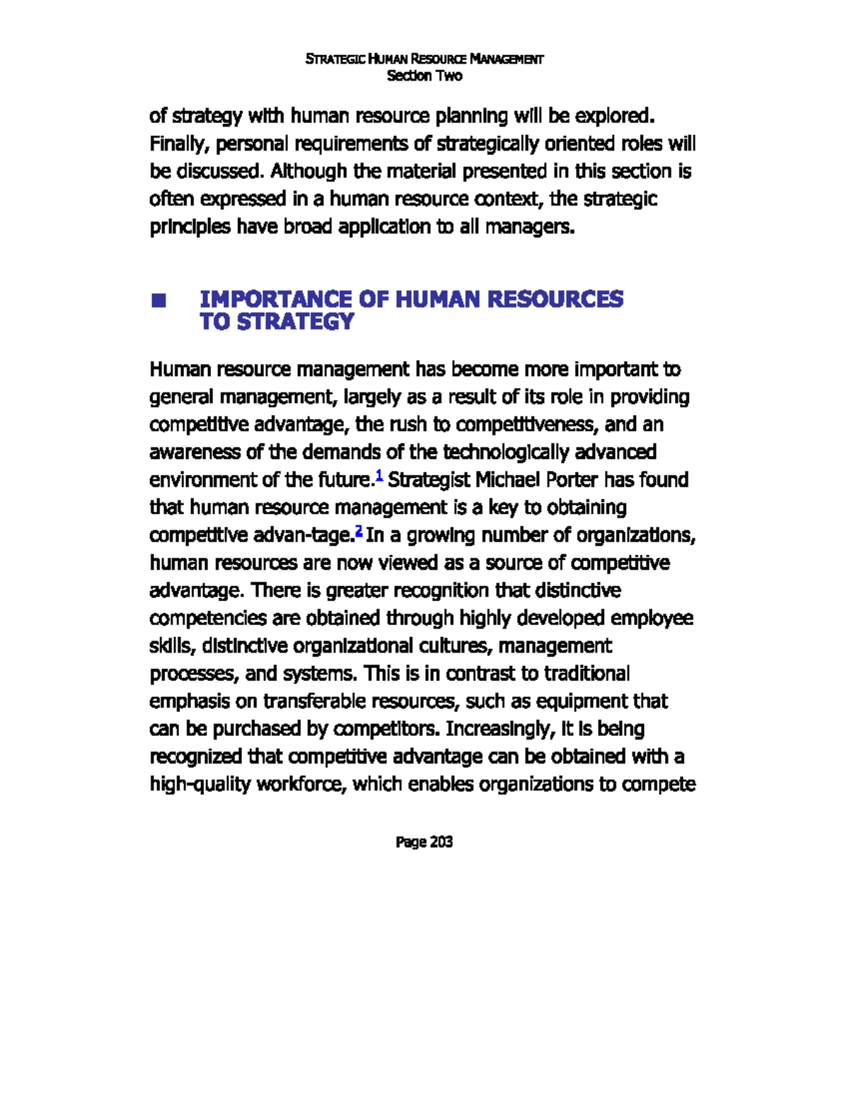 Importance OF Human Resources TO Strategy - Human Resource Management ...