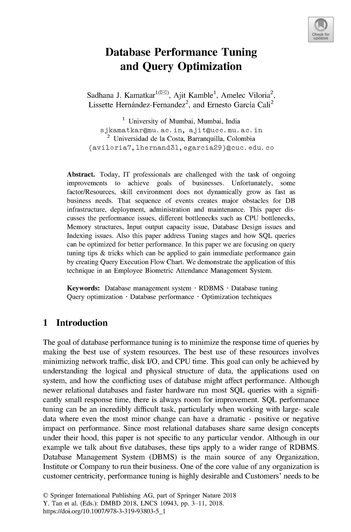 Database Performance Tuning And Query Op - Database Performance Tuning ...