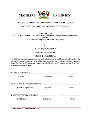 CS 3308 Discussion Assignment Unit 7 - Computer science - MUK - Studocu
