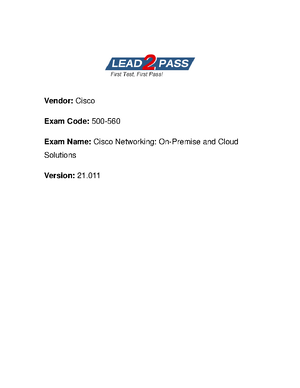 500-560 Online Tests