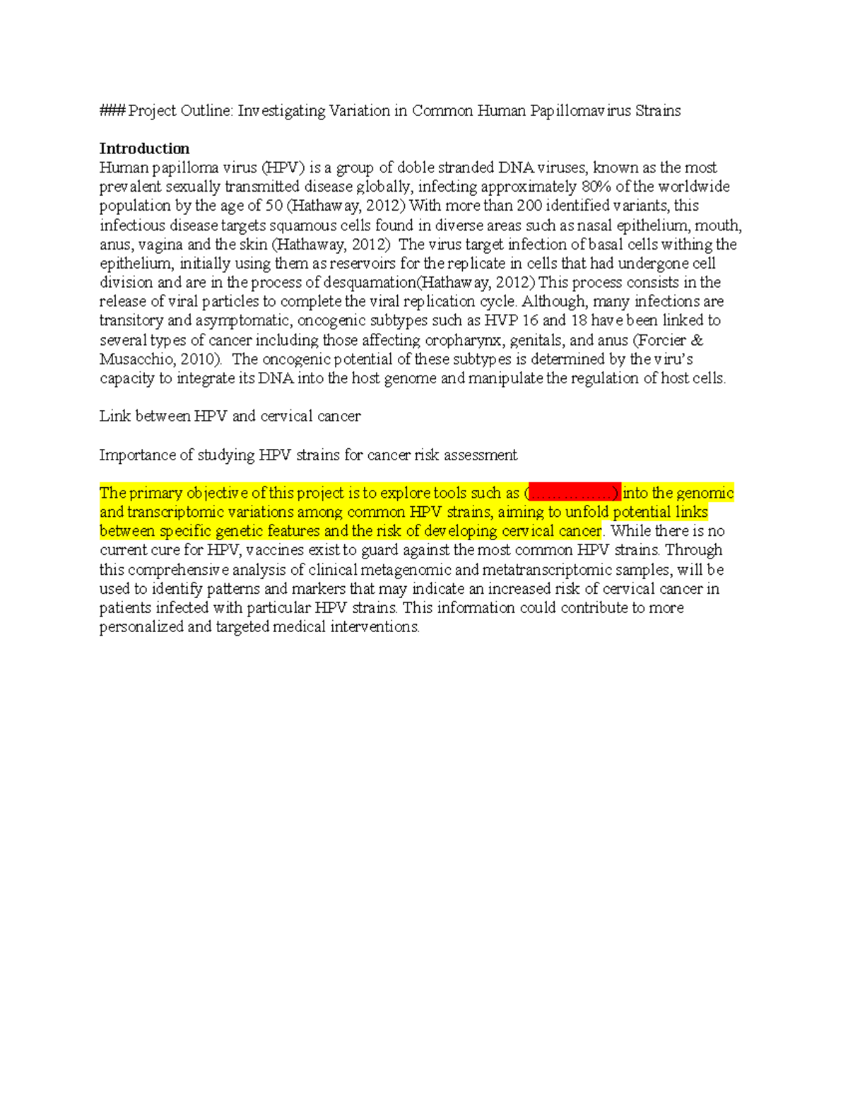 Project molecular biology Project Outline Investigating Variation in Common Human Studocu