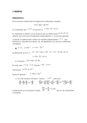 ECUACIONES DIFERENCIALES !!! - Anexo 2- Ejercicios Tarea 2 Ejercicios 1 ...