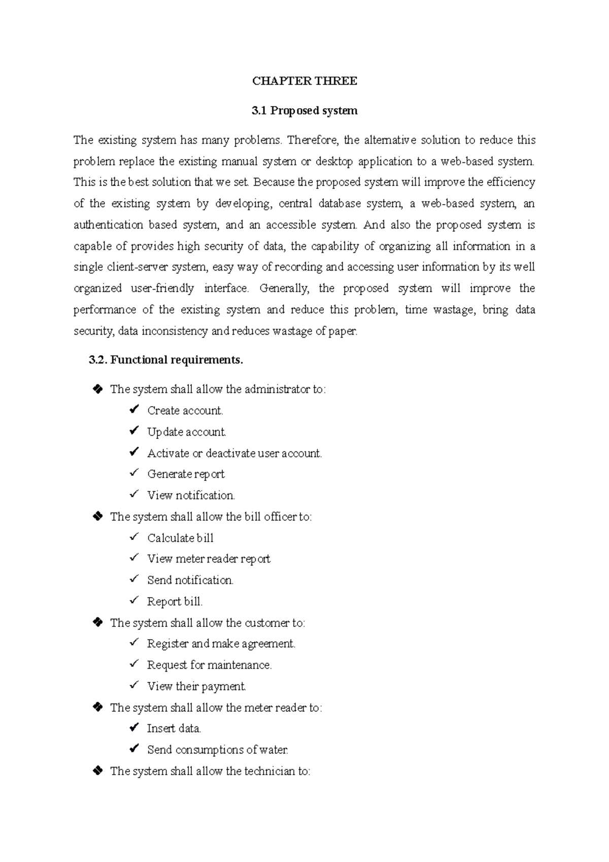 Chapter 3 New - Lecture Notes 6 - CHAPTER THREE 3 Proposed System The ...