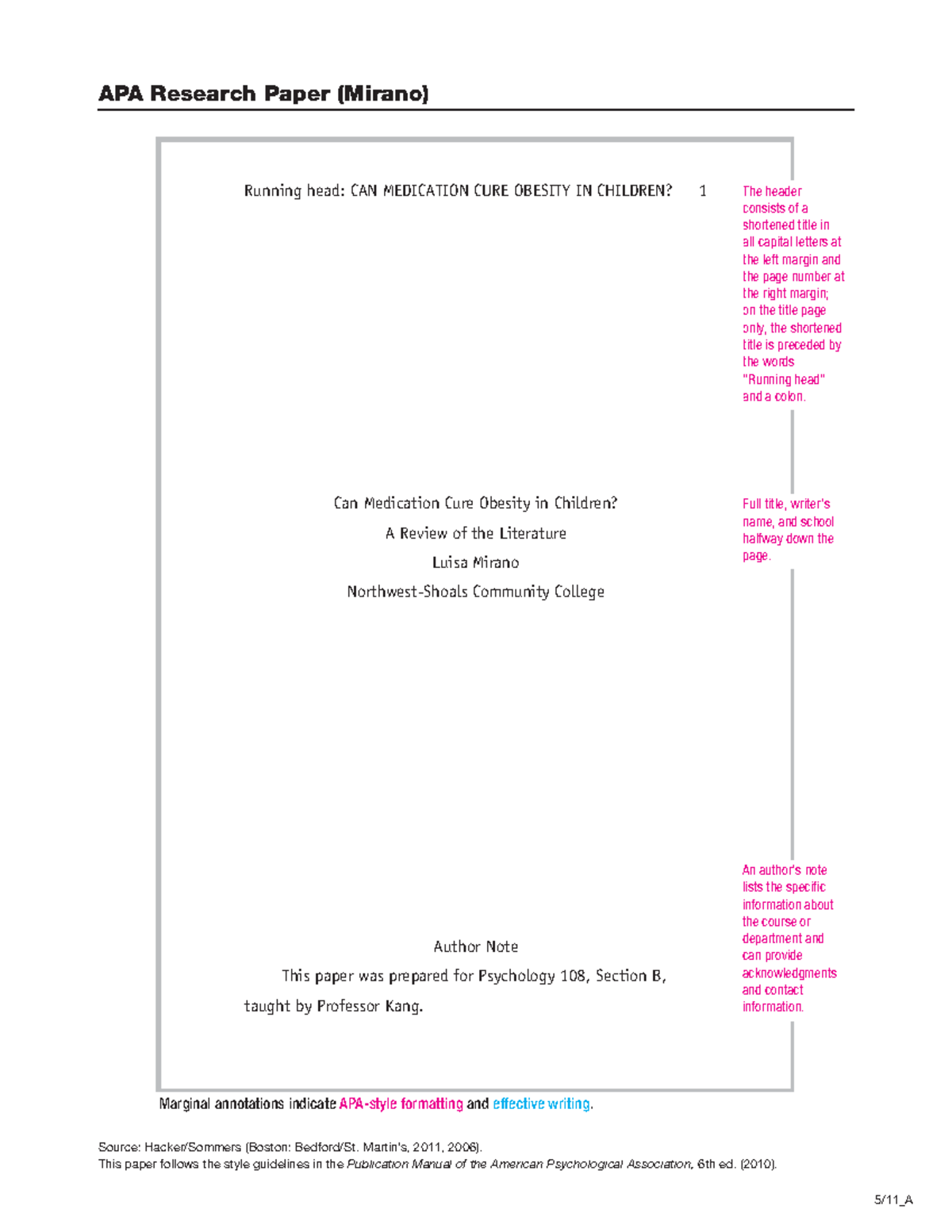 4APA-sample-pages - APA Research Paper (Mirano) Marginal annotations ...